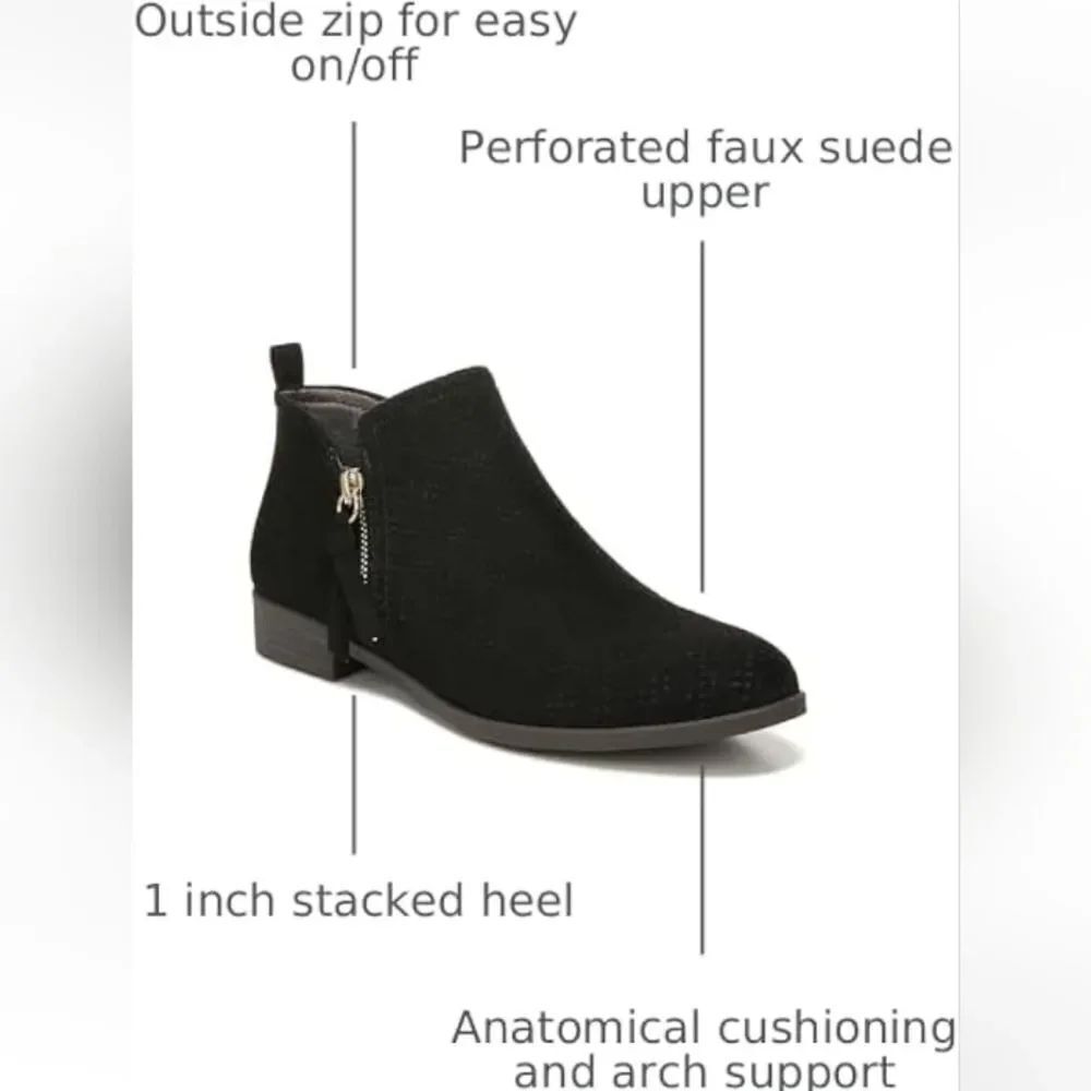 (S-4194) Dr. Scholl's Shoes Women's Rate Zip Ankle Boot Sz 9 - Picture 3 of 13